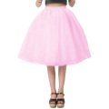 Women White Princess Tulle Skirt  Knee Length Junior Girls Lolita Cute Plus Size Grunge Jupe Female A Line Tutu Skirts New Puff